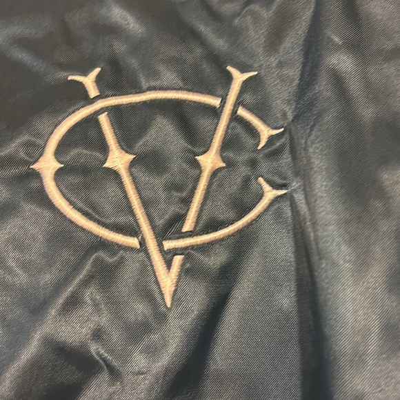 Vindcon 9 blue satin bomber jacket - Picture 2 of 4